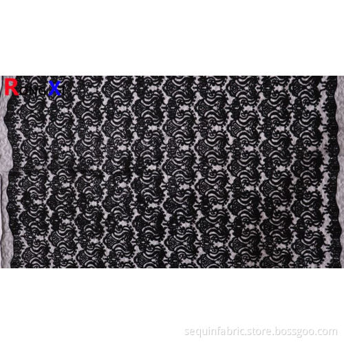 Hot Selling Yellow Sequin Lace